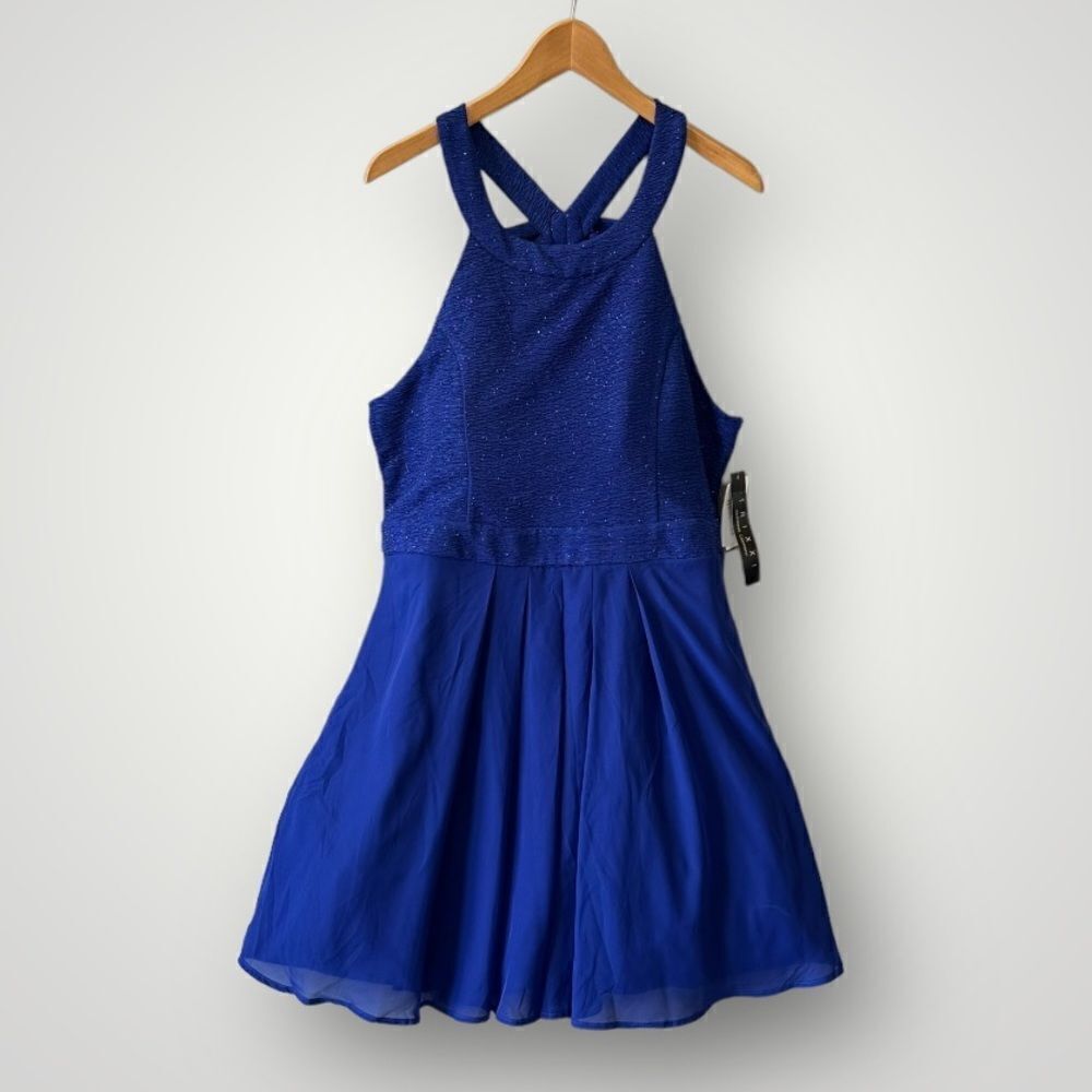 5 for $45 NWT Trixxi Dress Junior Youth Size 17 Special Occasion Blue